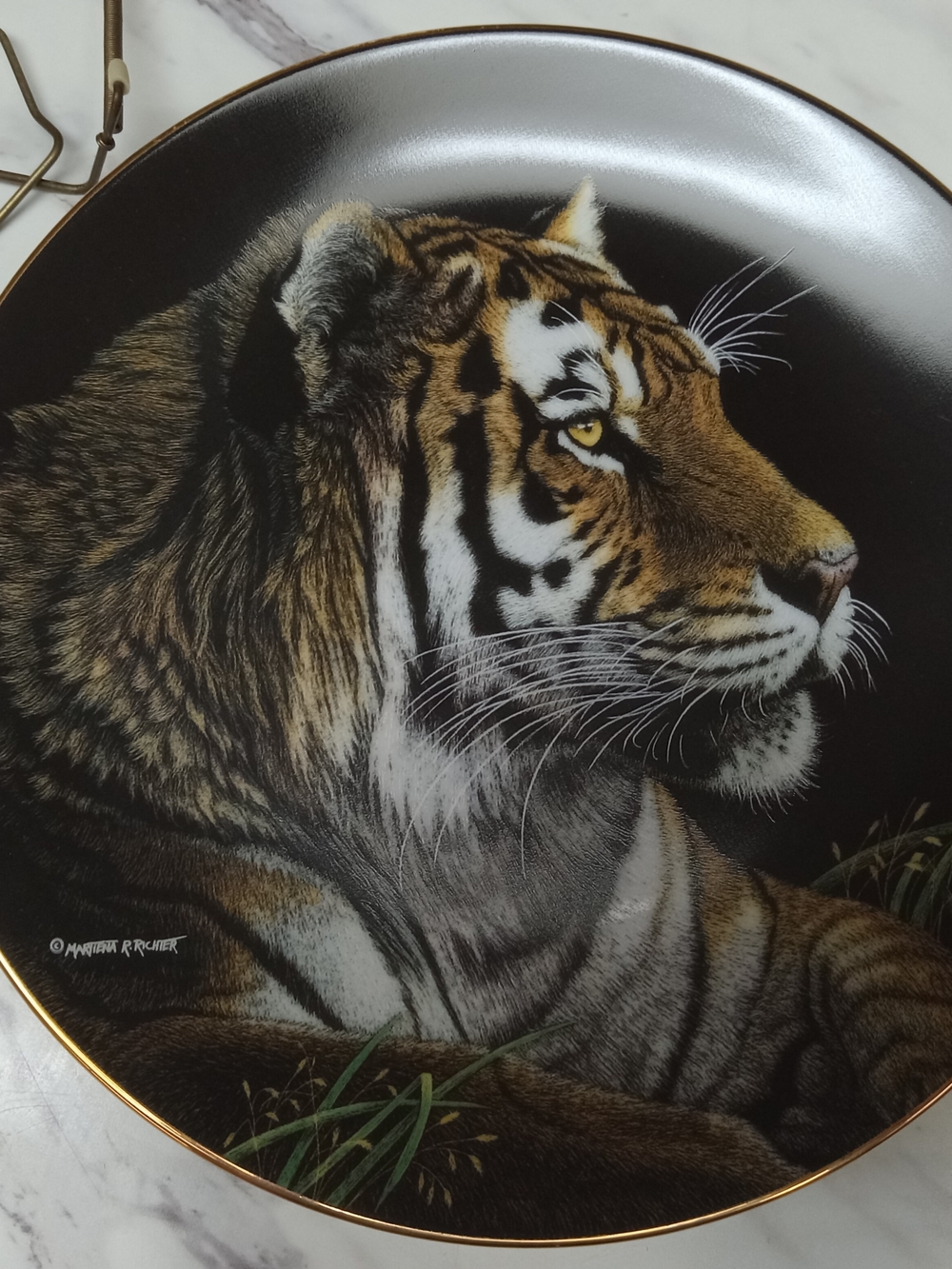 Tiger Art Plate - Decorative Wall Art